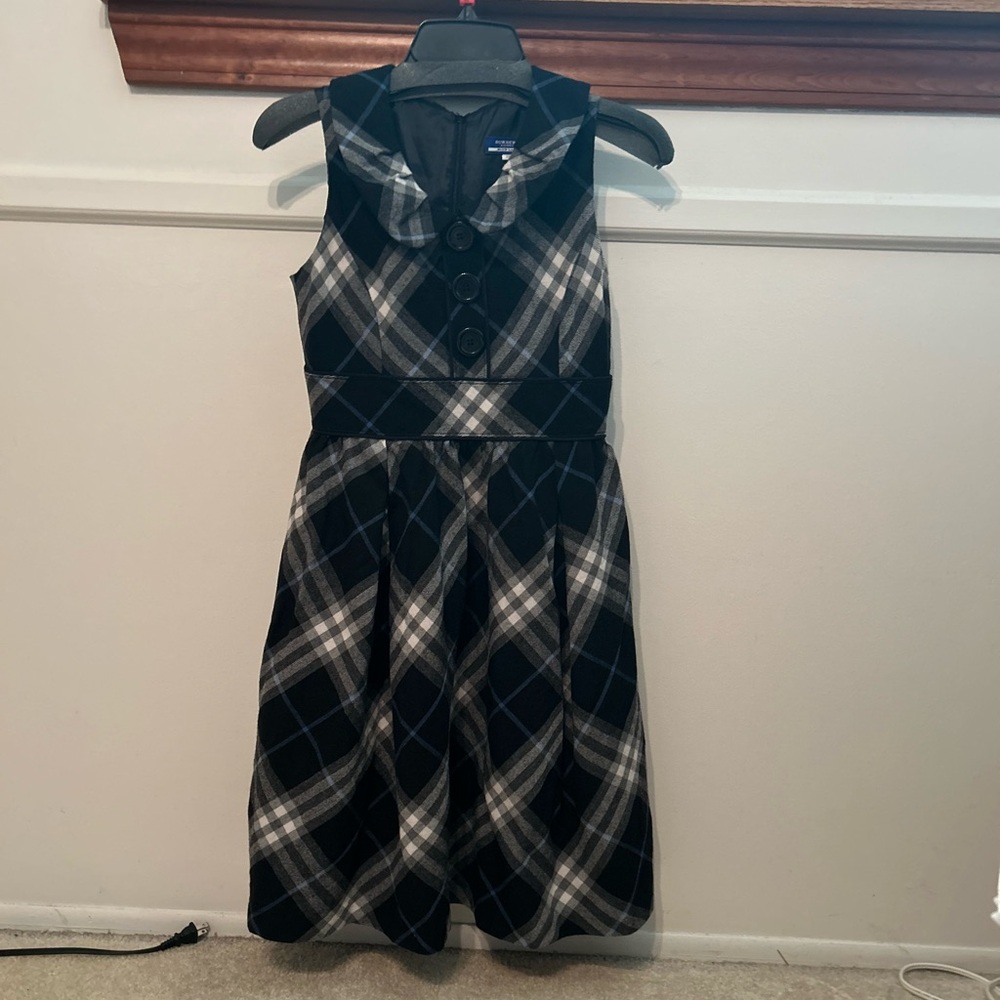 Burberry Blue London Dress size 38. 
Black, gray and Blue Color